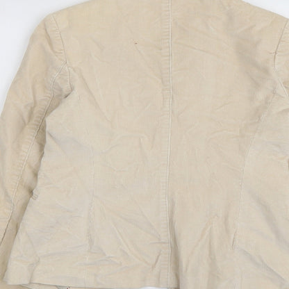 Womens UK Size 10 Per Una Beige Jacket