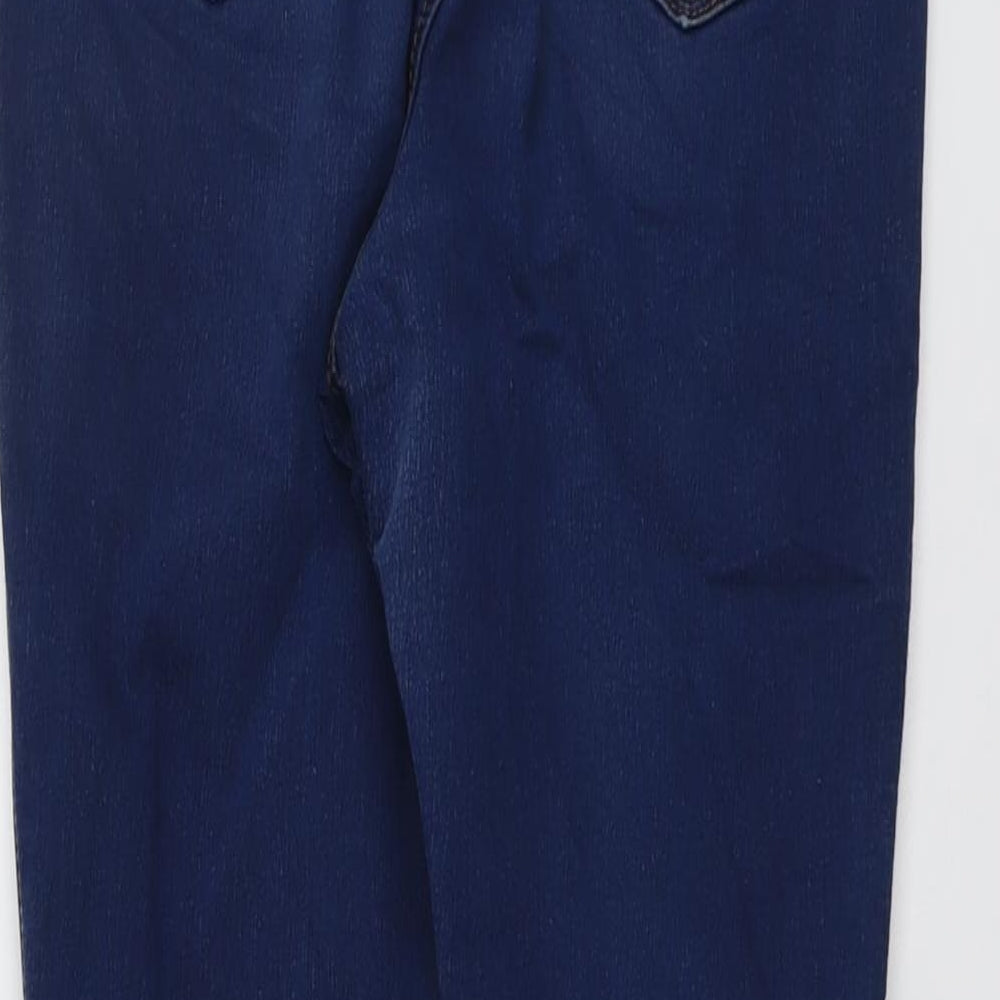 ASOS Womens Blue Cotton Skinny Jeans Size 28 in L32 in Regular Button