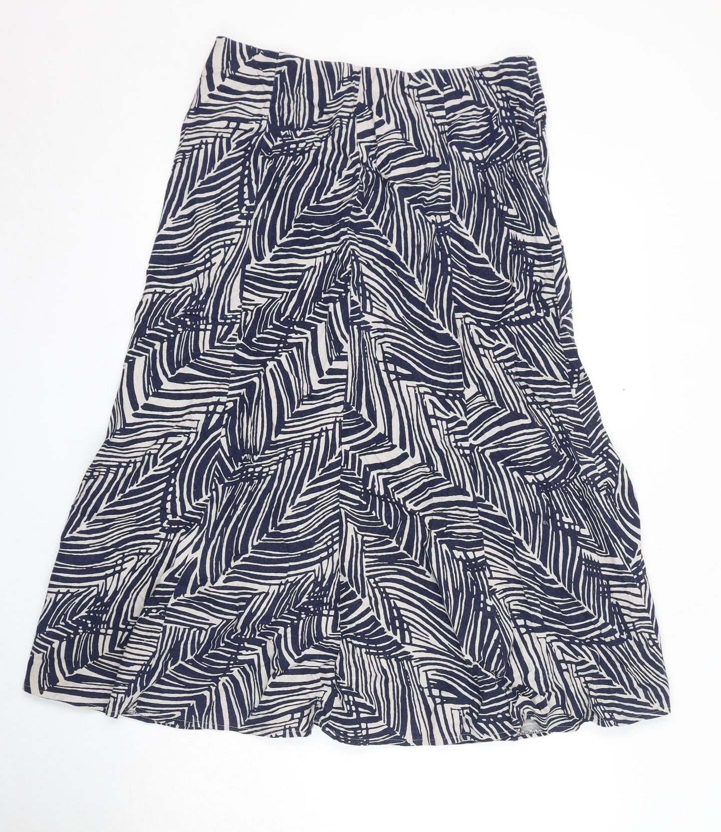 Womens UK Size 12 EWM Blue Peasant Skirt