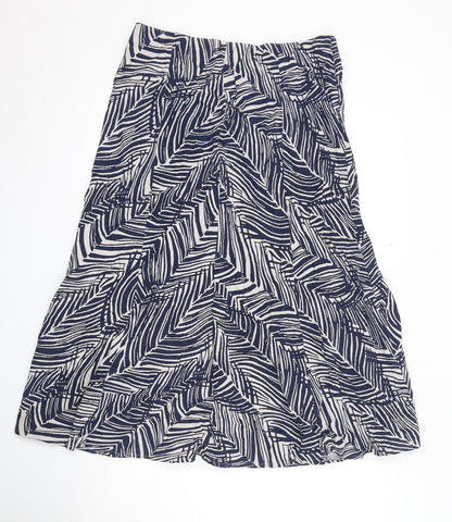 Womens UK Size 12 EWM Blue Peasant Skirt