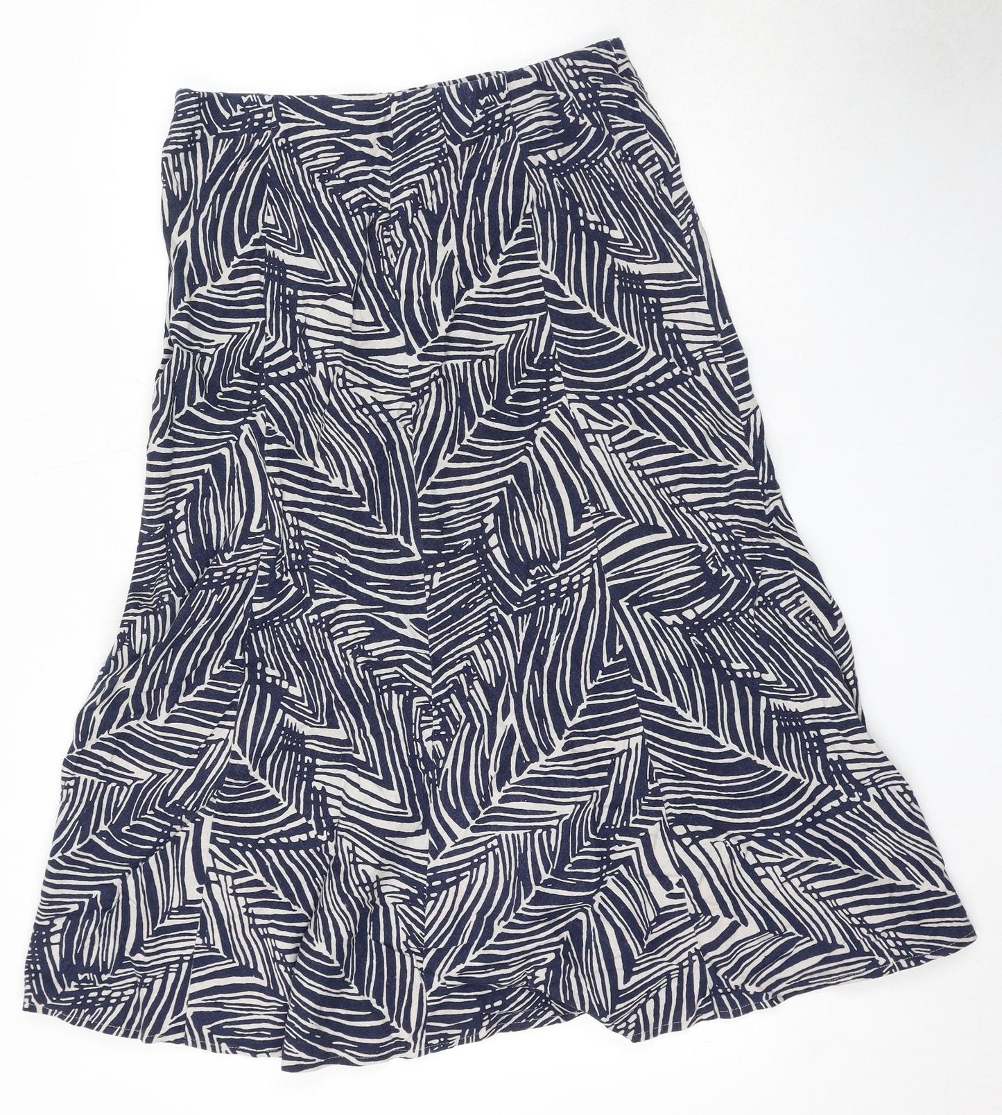 Womens UK Size 12 EWM Blue Peasant Skirt