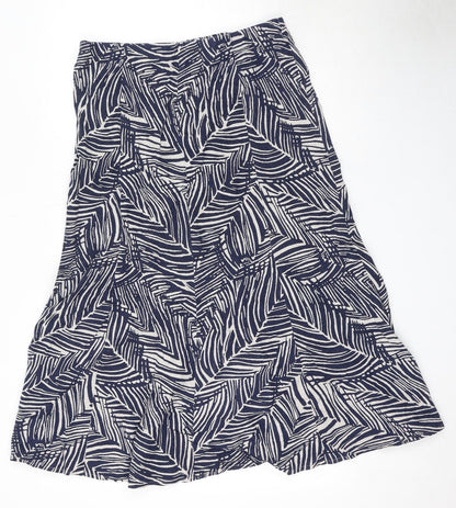 Womens UK Size 12 EWM Blue Peasant Skirt
