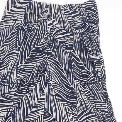 Womens UK Size 12 EWM Blue Peasant Skirt