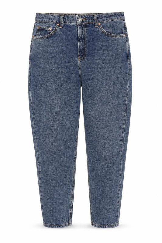 Womens UK Size 30 in Topshop Regular Fit Tapered Blue Jeans