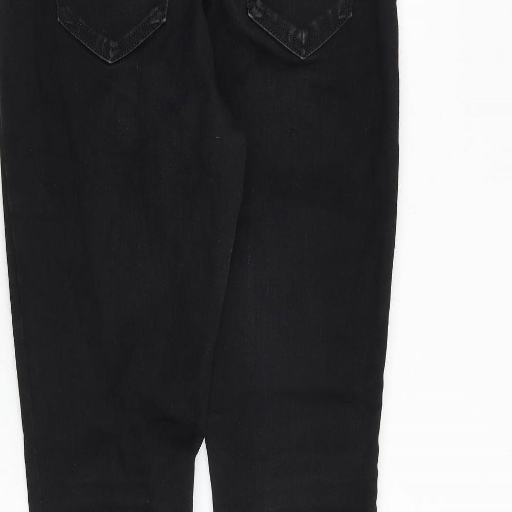 Gap Womens Black Cotton Skinny Jeans Size 30 in Slim Zip