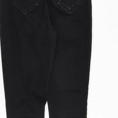 Gap Womens Black Cotton Skinny Jeans Size 30 in Slim Zip