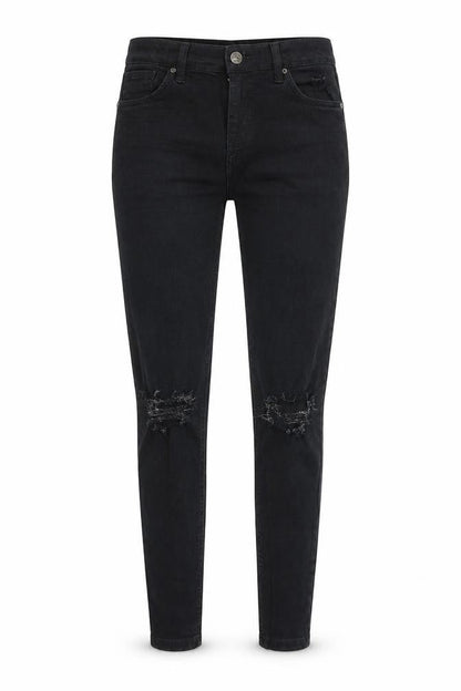 Womens UK Size 26 in Topshop Regular Fit Skinny Black Jeans