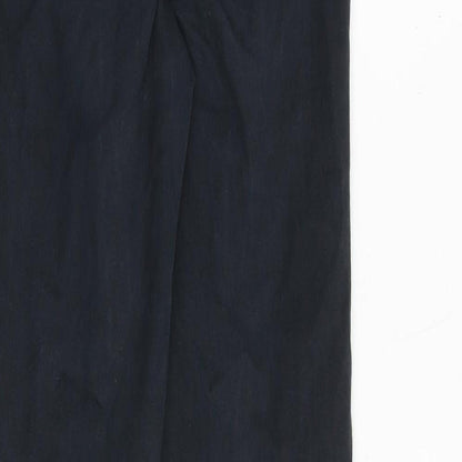 Miss Selfridge Womens Black Cotton Skinny Jeans Size 6 Slim Zip