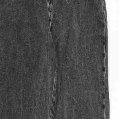 ASOS Womens Grey Cotton Tapered Jeans Size 26 in L30 in Regular Zip