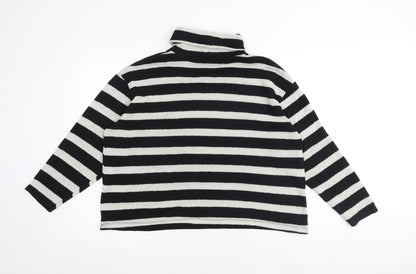Womens UK Size M Zara Black Pullover Jumper