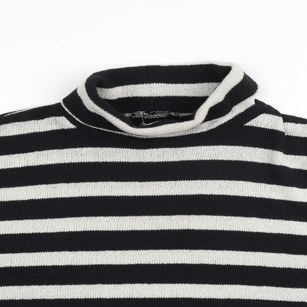 Womens UK Size M Zara Black Pullover Jumper