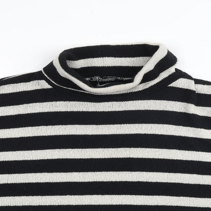 Womens UK Size M Zara Black Pullover Jumper
