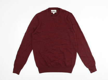 Womens UK Size S Marks and Spencer Red Pullover Jumper