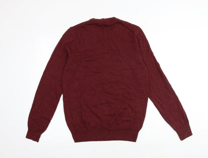Womens UK Size S Marks and Spencer Red Pullover Jumper