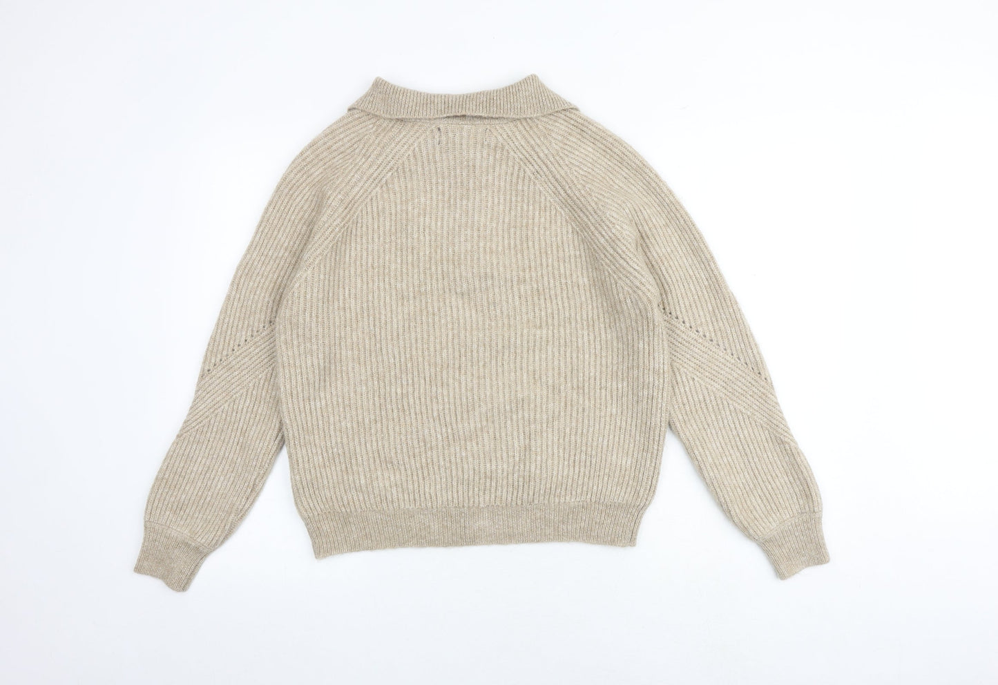 Womens UK Size M Marks and Spencer Brown Pullover Jumper