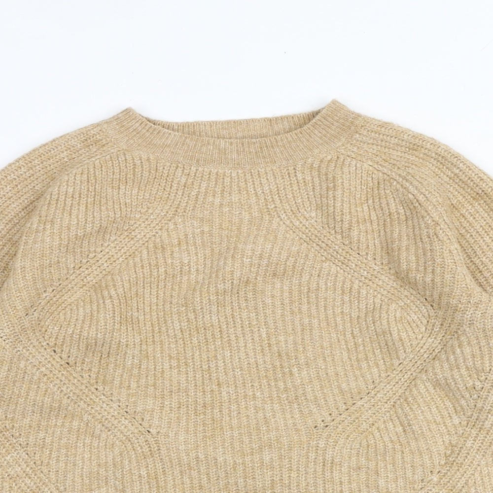 Womens UK Size S Marks and Spencer Brown Pullover Jumper