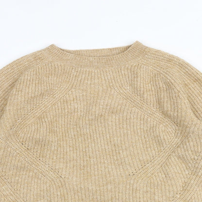 Womens UK Size S Marks and Spencer Brown Pullover Jumper