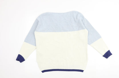Womens UK Size M Marks and Spencer Multicoloured Pullover Jumper