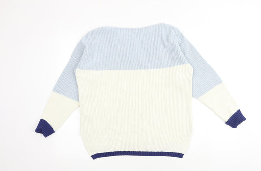 Womens UK Size M Marks and Spencer Multicoloured Pullover Jumper
