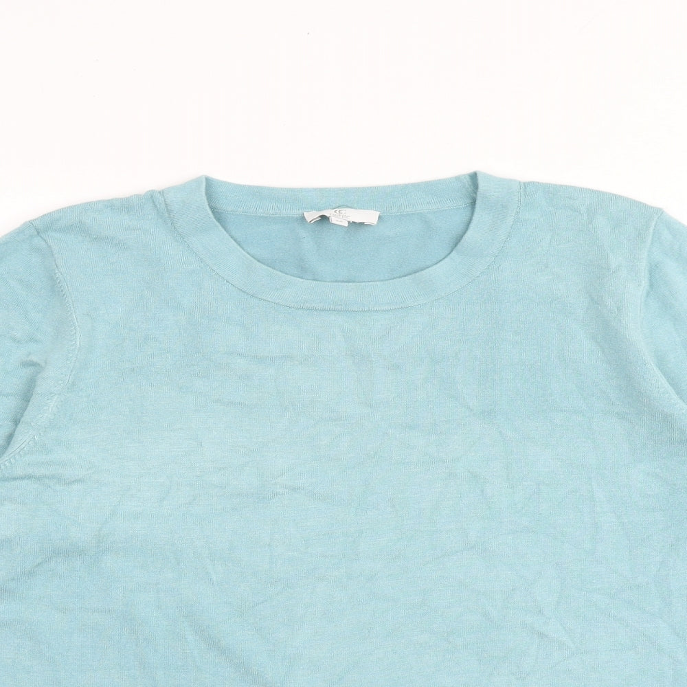 Womens UK Size M CC Blue Pullover Jumper