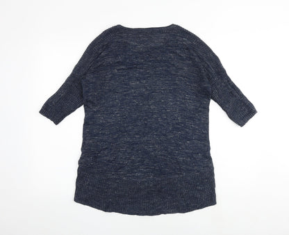 Womens UK Size 8 Marks and Spencer Blue Pullover Jumper