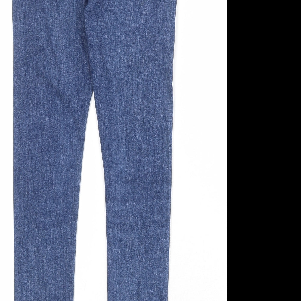 Mens UK Size 28 in Boohoo Regular Fit Skinny Blue Jeans