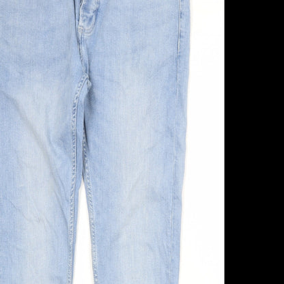 Mens UK Size 36 in Topman Regular Fit Skinny Blue Jeans