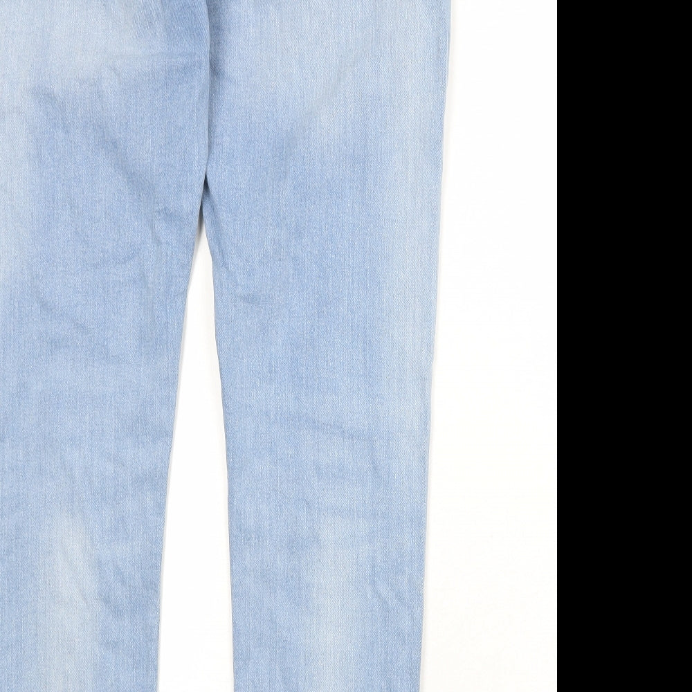 Mens UK Size 36 in Topman Regular Fit Skinny Blue Jeans