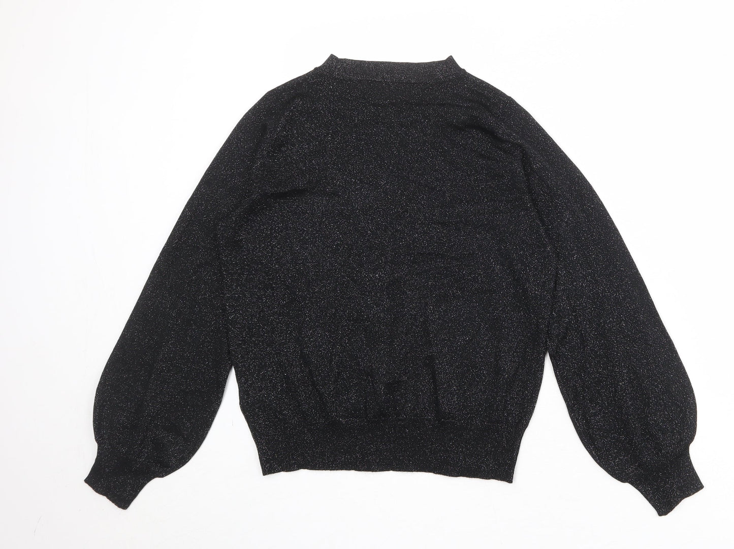 Womens UK Size S Marks and Spencer Black Pullover Jumper