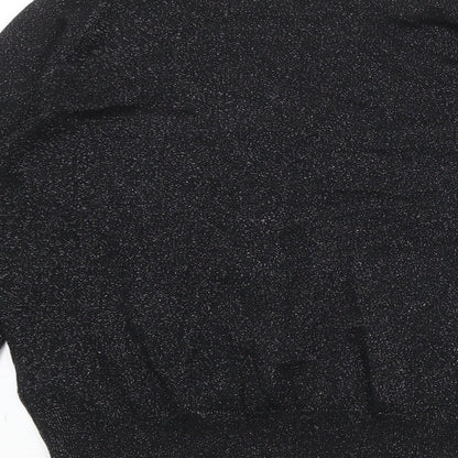 Womens UK Size S Marks and Spencer Black Pullover Jumper