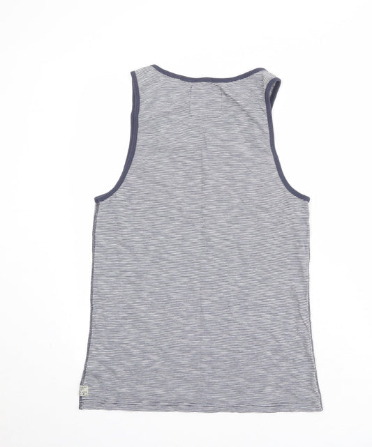 Womens UK Size S NEXT Blue Basic Tank