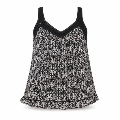 Womens UK Size 8 New Look Black Camisole Tank
