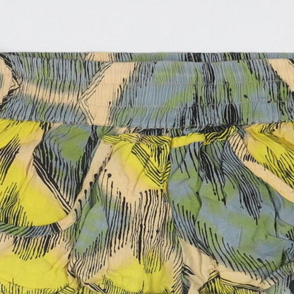Somedays Lovin Womens Multicoloured Geometric Viscose Hot Pants Shorts Size XS Regular Pull On