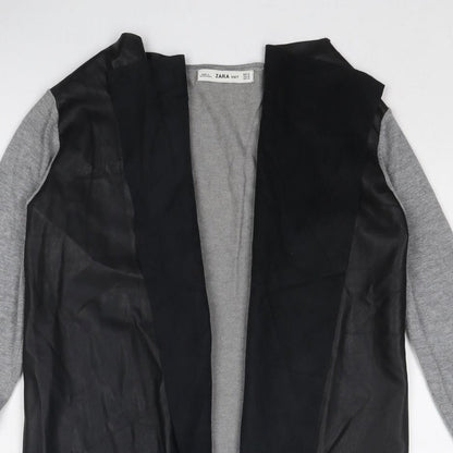 Womens UK Size M Zara Grey Cardigan Jumper
