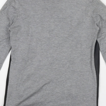 Womens UK Size M Zara Grey Cardigan Jumper