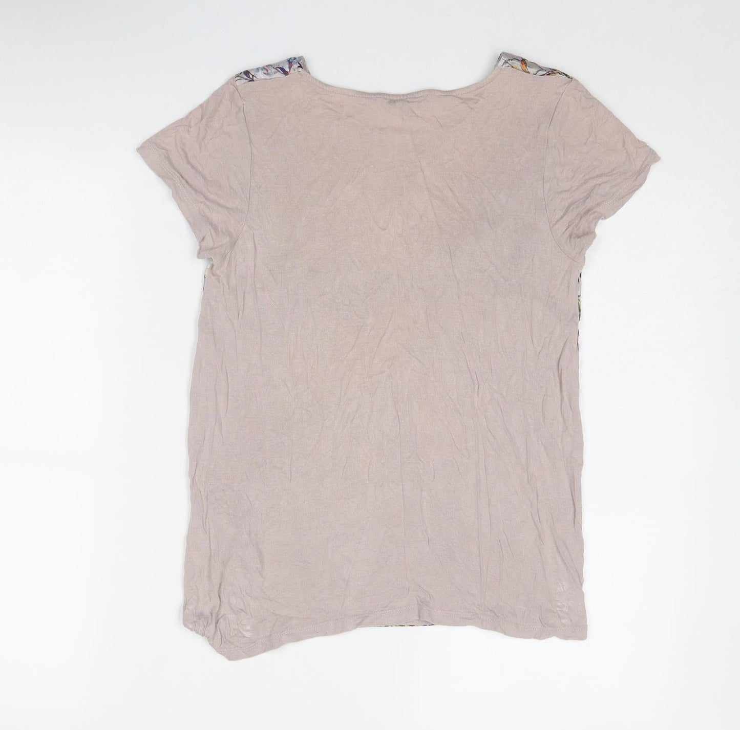 Womens UK Size 6 Warehouse Purple Basic T-Shirt