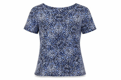 Womens UK Size L CC Blue Basic T-Shirt