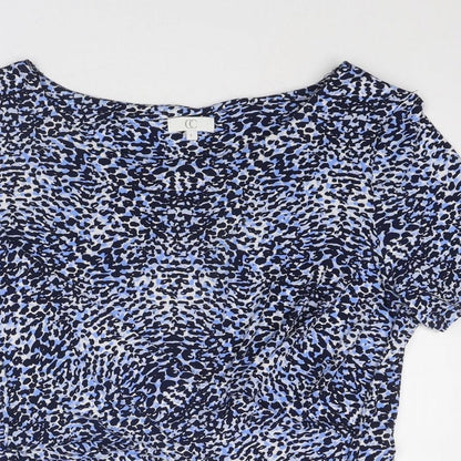 Womens UK Size L CC Blue Basic T-Shirt