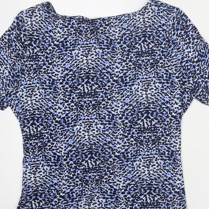 Womens UK Size L CC Blue Basic T-Shirt