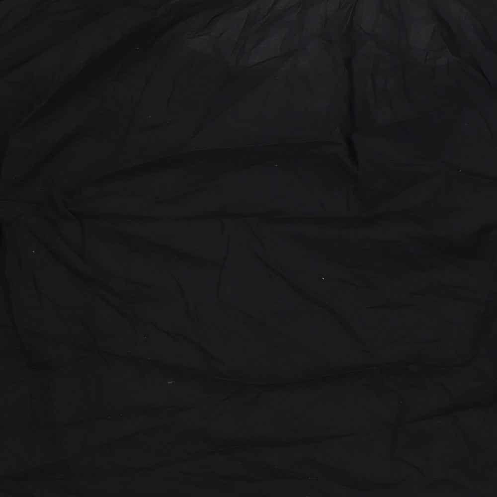 Womens UK Size 8 H&M Black Basic Blouse