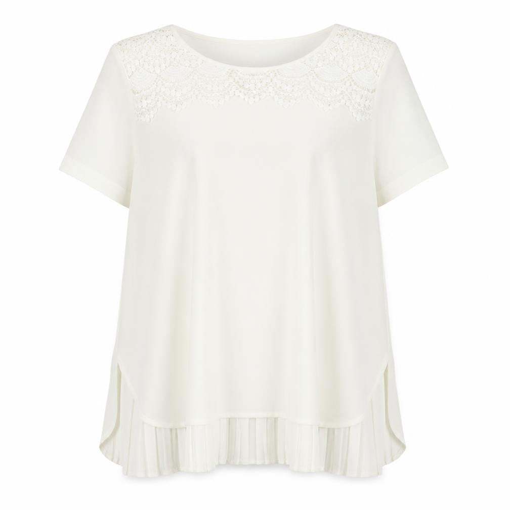 Womens UK Size 12 Marks and Spencer Ivory Basic Blouse