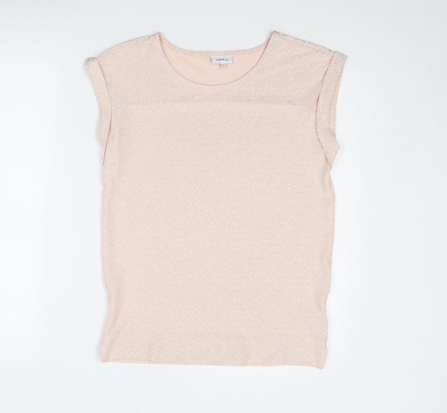 Womens UK Size 6 NEXT Pink Basic Blouse