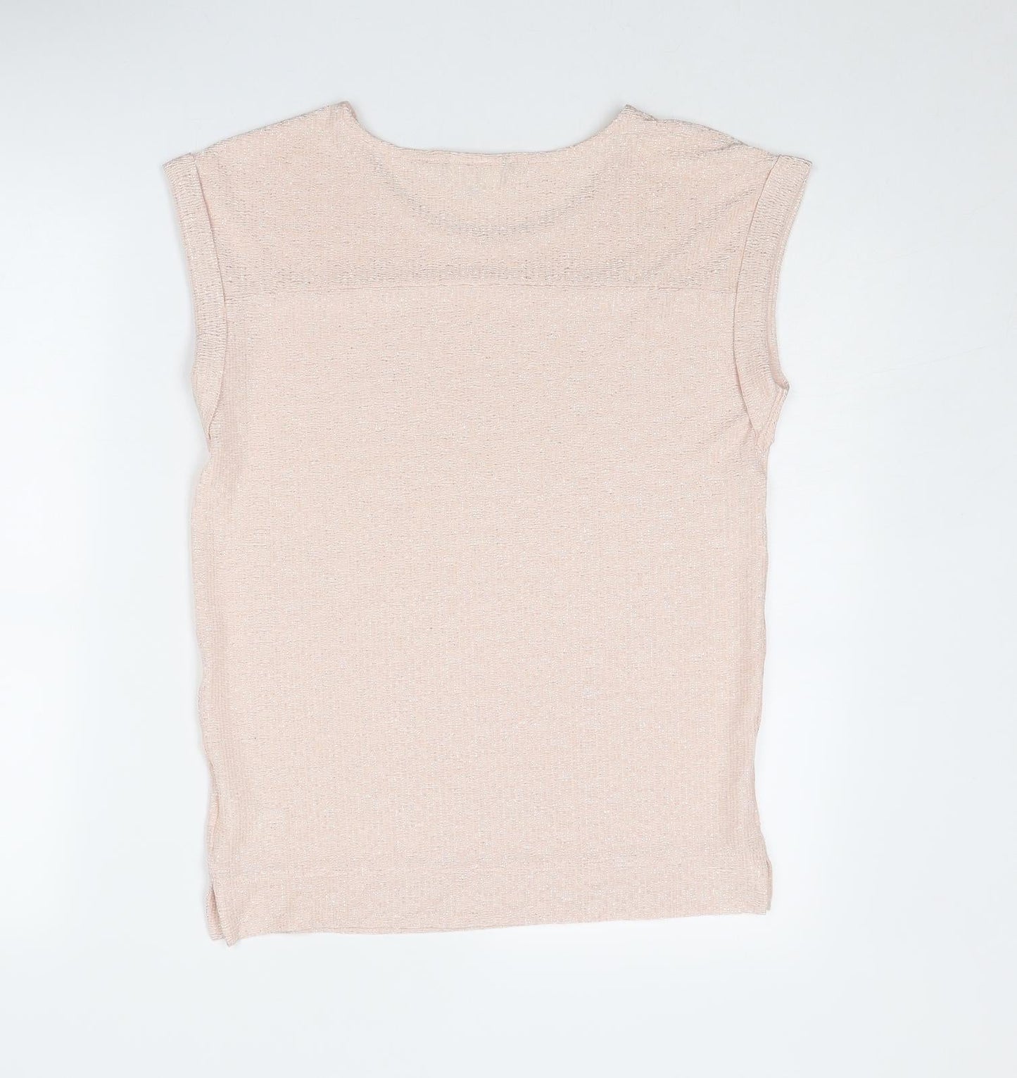 Womens UK Size 6 NEXT Pink Basic Blouse