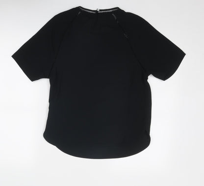 Womens UK Size 8 Marks and Spencer Black Basic Blouse