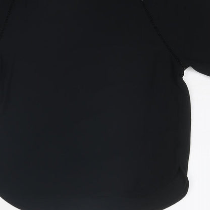 Womens UK Size 8 Marks and Spencer Black Basic Blouse