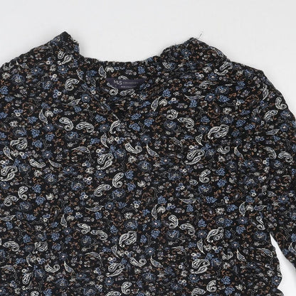 Womens UK Size 6 Marks and Spencer Multicoloured Basic Blouse