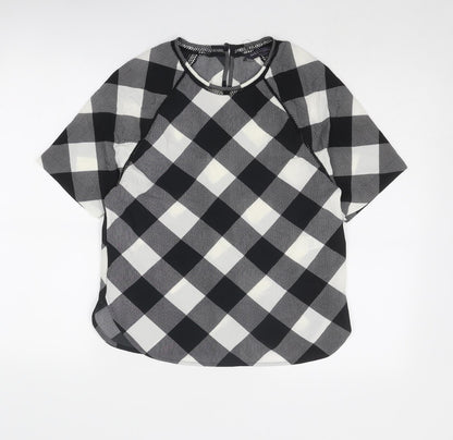 Womens UK Size 6 Marks and Spencer Black Basic Blouse