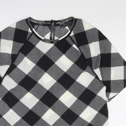 Womens UK Size 6 Marks and Spencer Black Basic Blouse