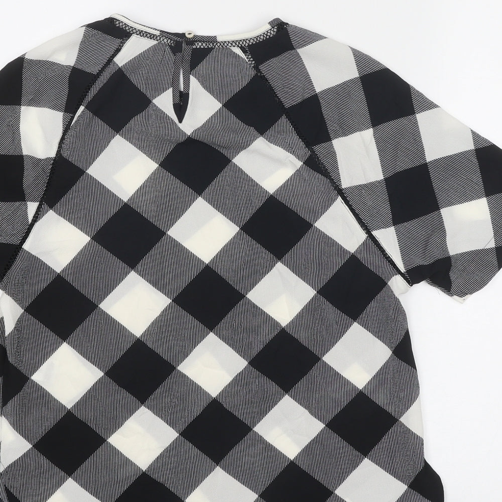 Womens UK Size 6 Marks and Spencer Black Basic Blouse