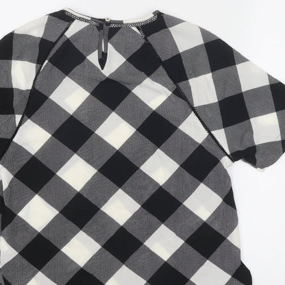 Womens UK Size 6 Marks and Spencer Black Basic Blouse